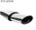 Single Tailpipe oval 153 x 95 mm