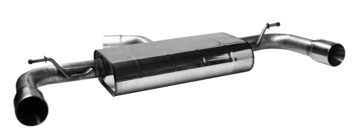 Einfach-Endrohr LH+RH 1x Ø 85 mm