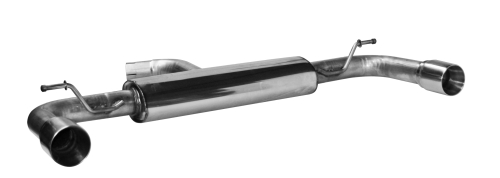 Einfach-Endrohr LH+RH 1x Ø 85 mm