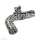 Single Tailpipe 1x Ø 63 mm for original tailpipe trim - with exhaust flap
