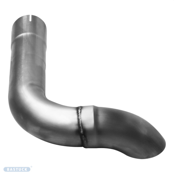 Tailpipe 1x 63 mm 90° downwards for original rear apron - w/o exhaust flap