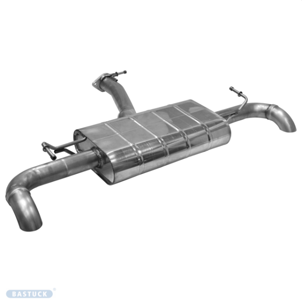 Einzel-Endrohr LH+RH 1x Ø 63 mm ohne Abgasklappe